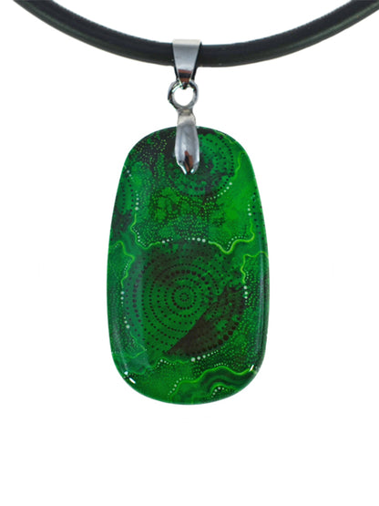 CHERNEE SUTTON - WATERHOLES (GREEN)