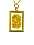 Gold Filled Rectangle Pendant