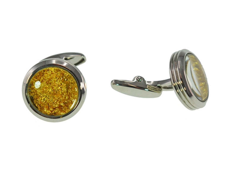 Gold Cufflink Large