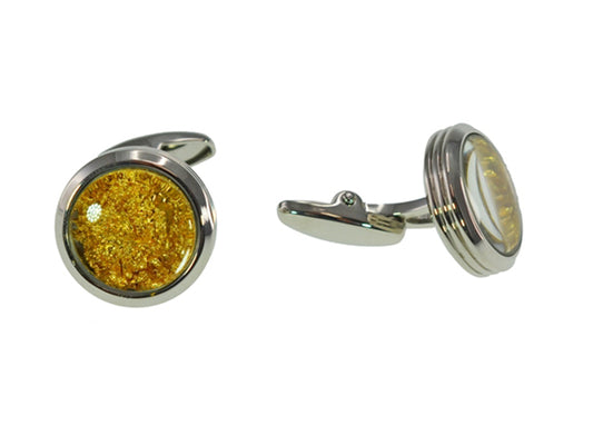 Gold Cufflink Large