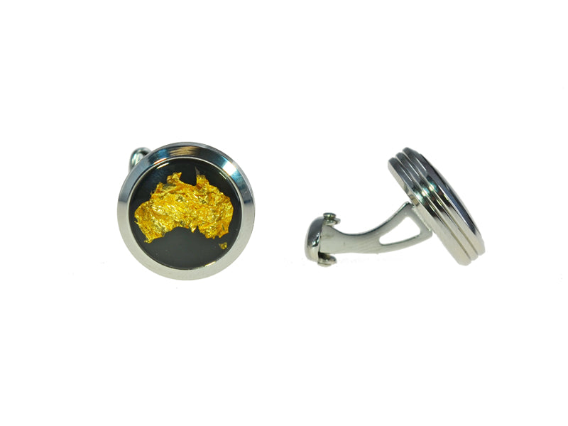 Gold Cufflink Australia Large