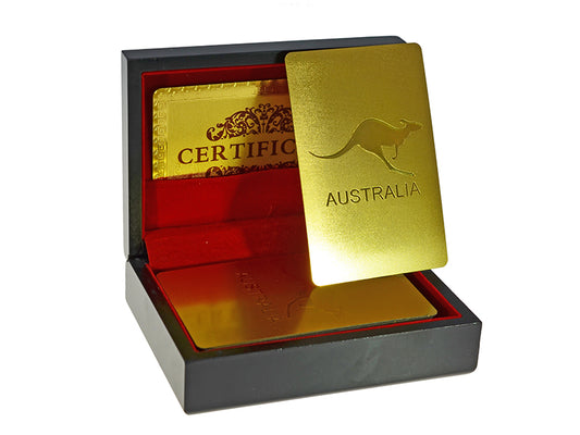 Gold Deck Of Cards