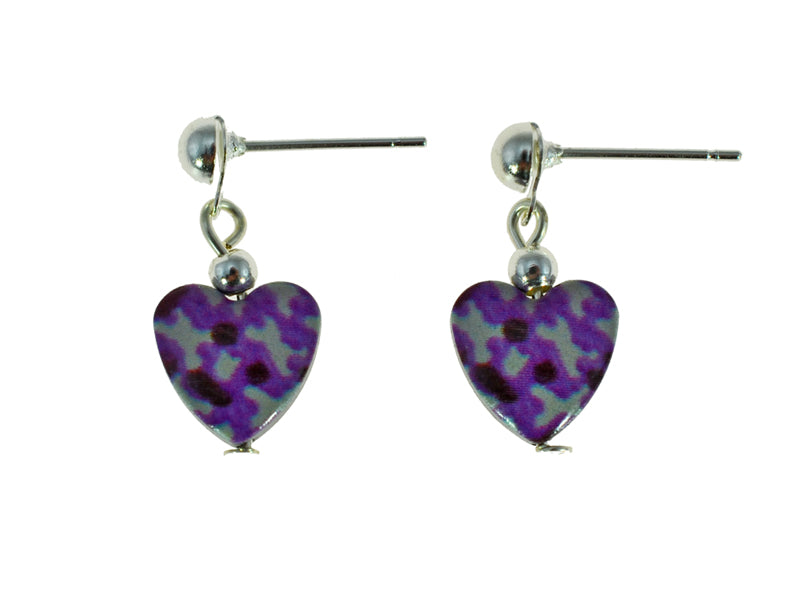 Iron Ore Earrings Heart