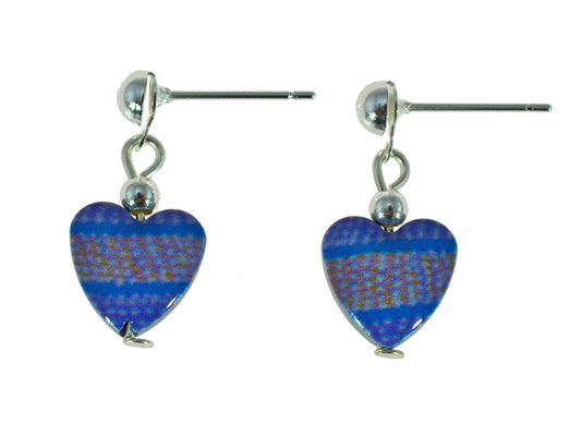 Iron Ore Earrings Heart