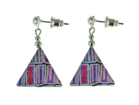 Iron Ore Earrings Triangle
