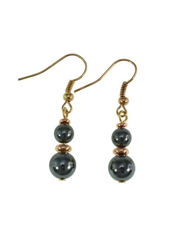 Iron Ore Drop Earrings