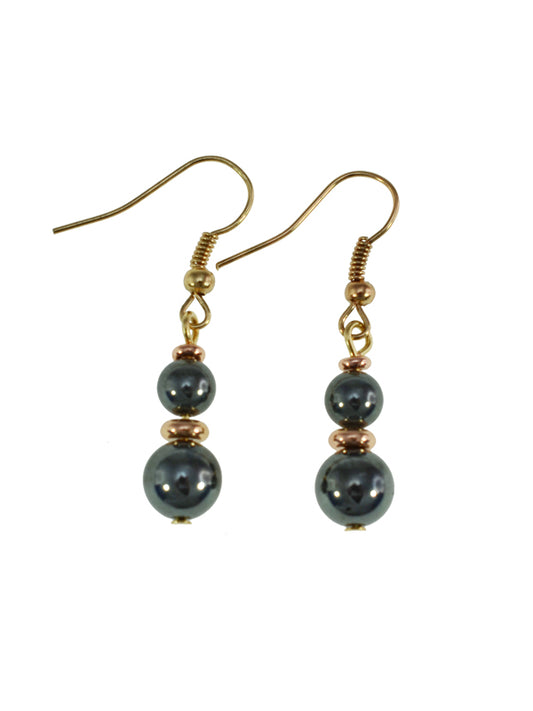 Iron Ore Drop Earrings