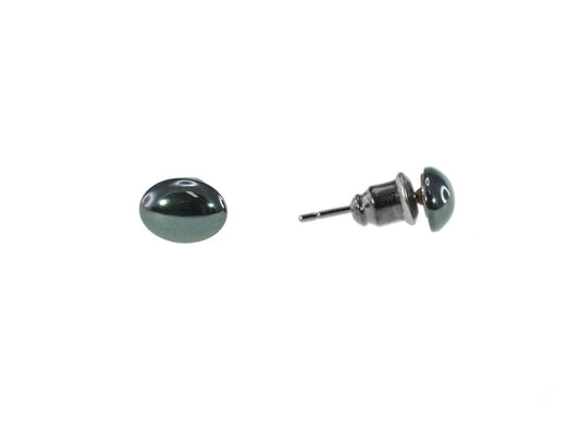 IRON ORE 6X8MM EARRINGS
