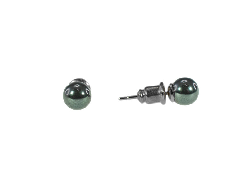 IRON ORE 4MM BALL STUD EARRINGS