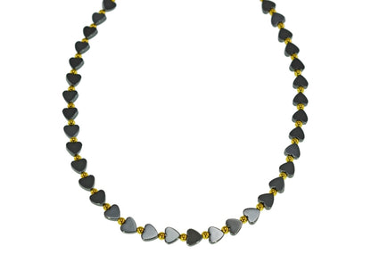 40cm IRON ORE HEART NECKLACE