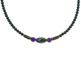 IRON ORE AMETHYST NECKLACE