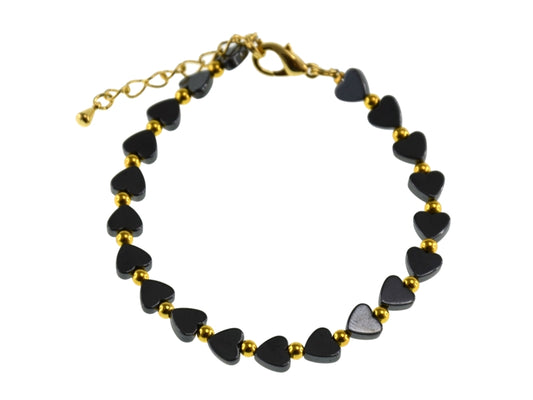 IRON ORE HEART BRACELET