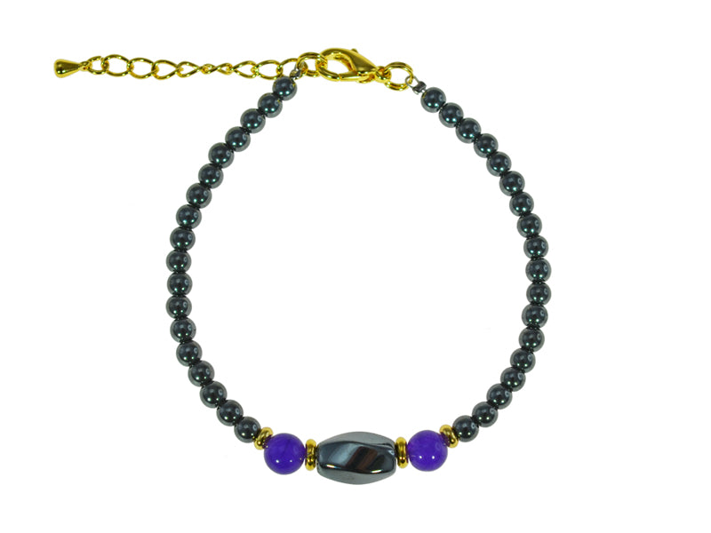 Iron Ore Amethyst bracelet