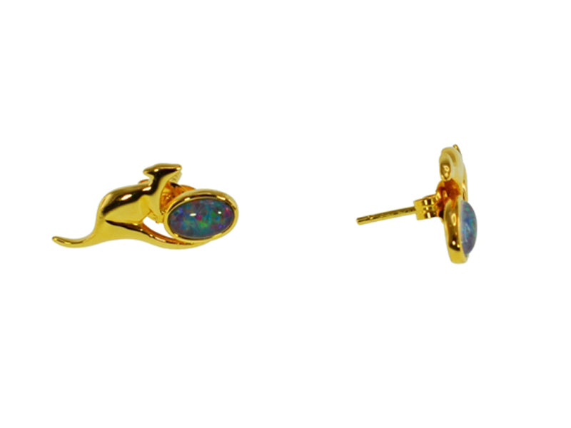 Opal Triplet Kangaroo Earring Boxed