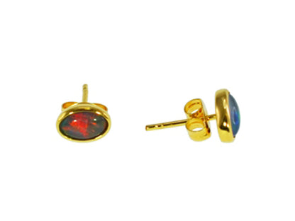 OPAL TRIPLET EARRINGS BOXED