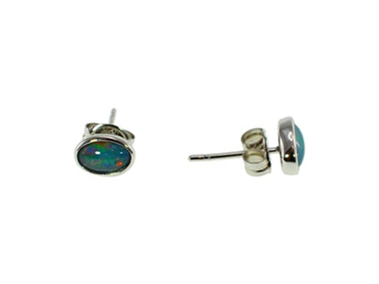 OPAL TRIPLET EARRINGS BOXED