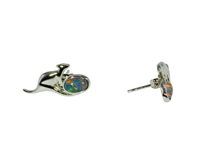 Opal Triplet Kangaroo Earring Boxed