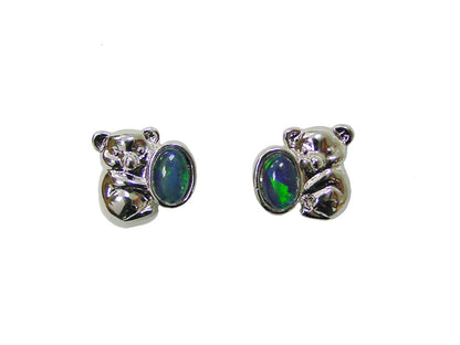 Opal Triplet Koala Earring Boxed