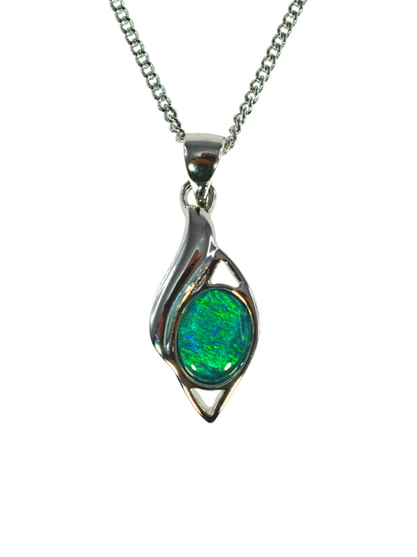 Opal Triplet Pendant Boxed