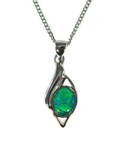 Opal Triplet Pendant Boxed