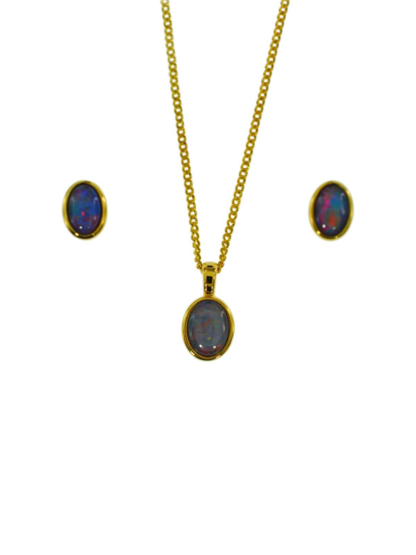 Margot Gold Opal Set